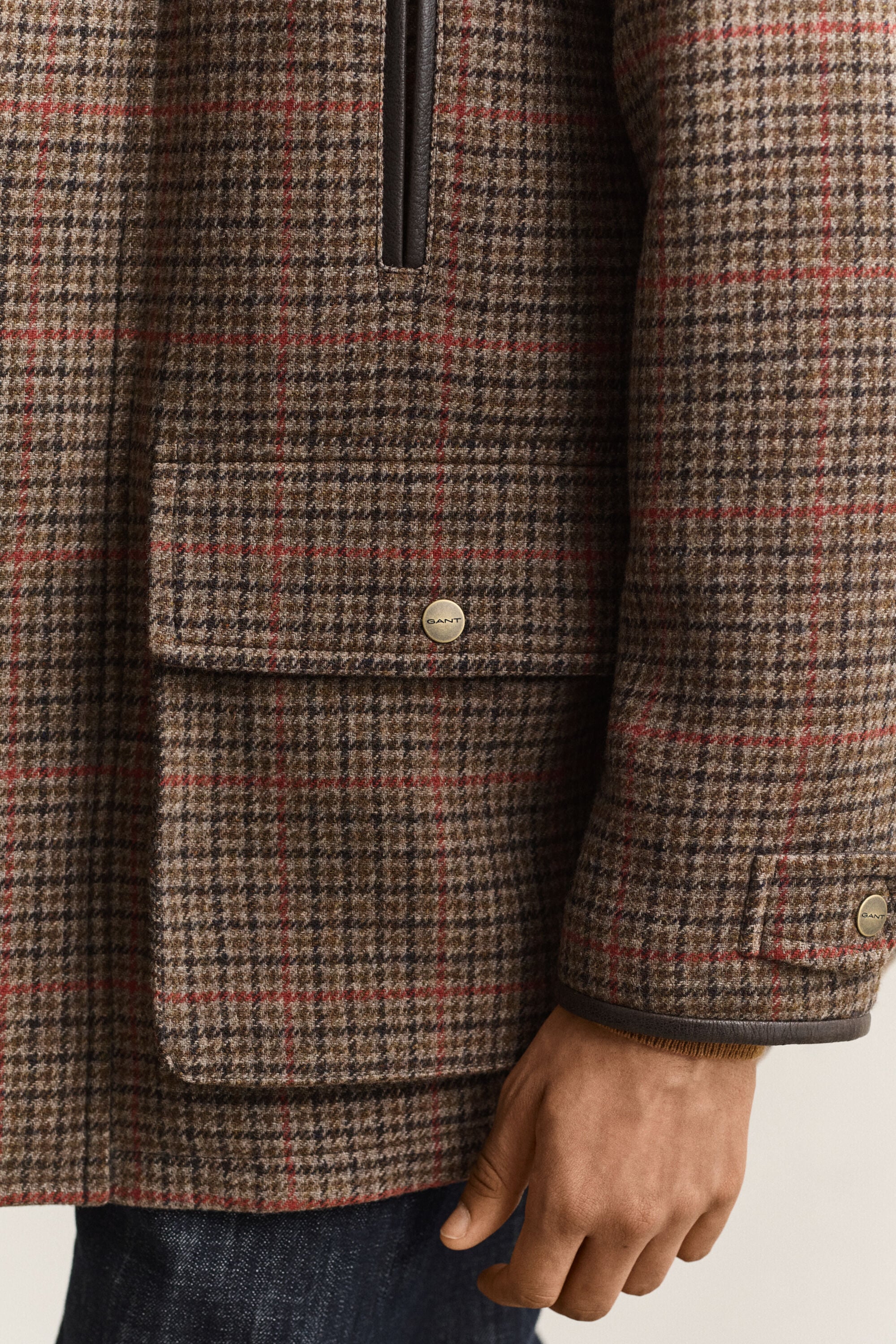 Veste Decker en tweed anglais