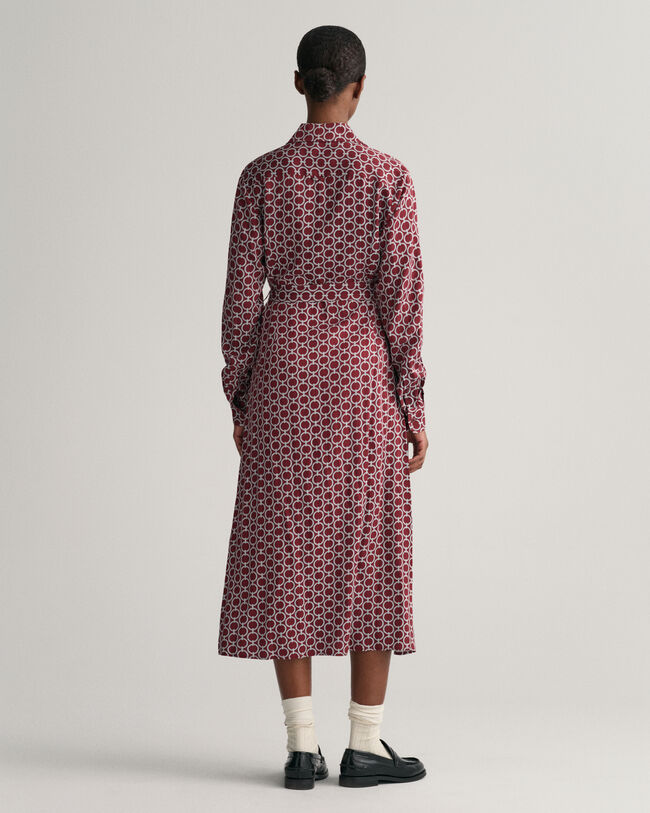 Robe-chemise slim fit Geometric