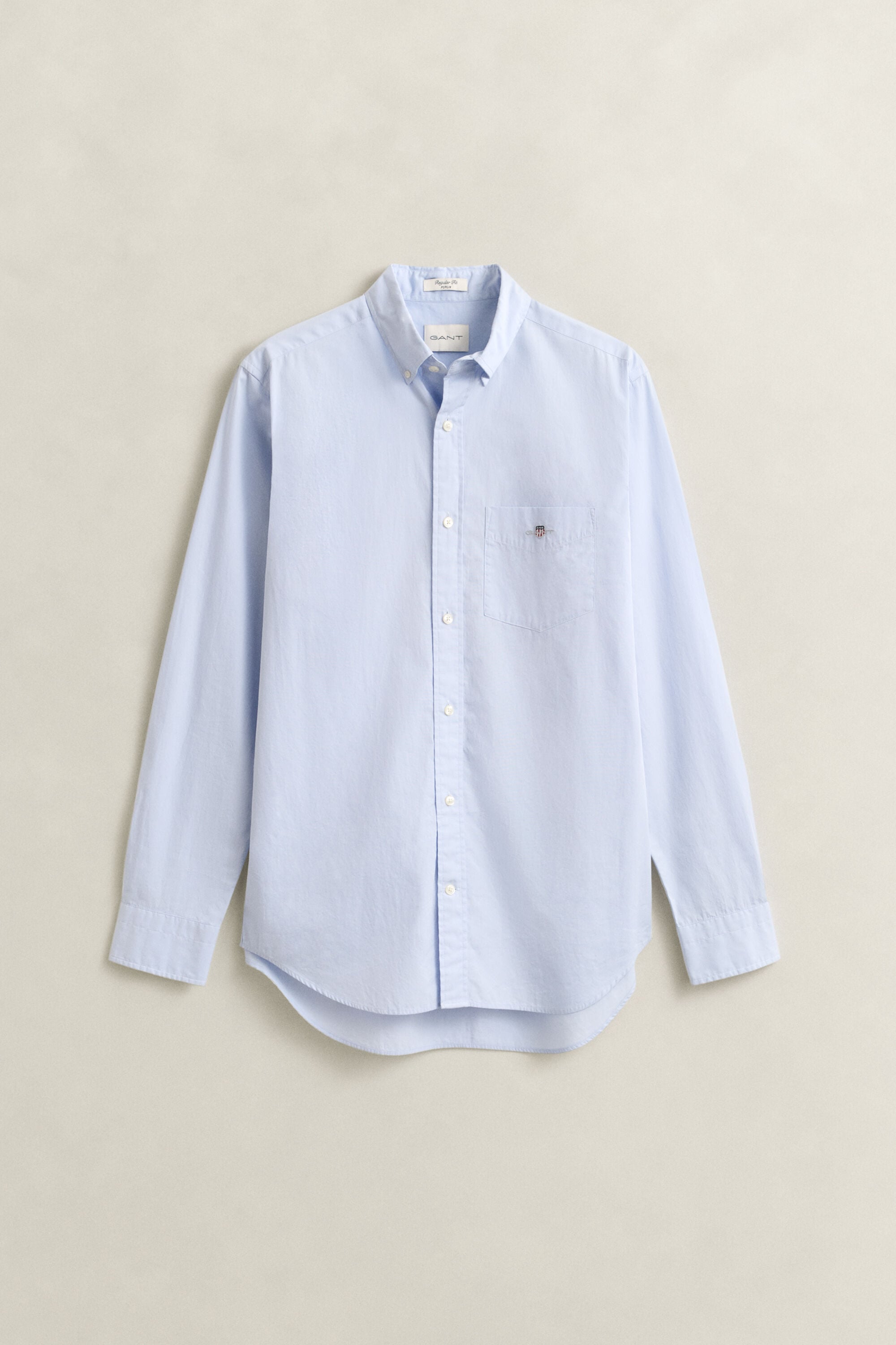 Chemise regular classique en popeline