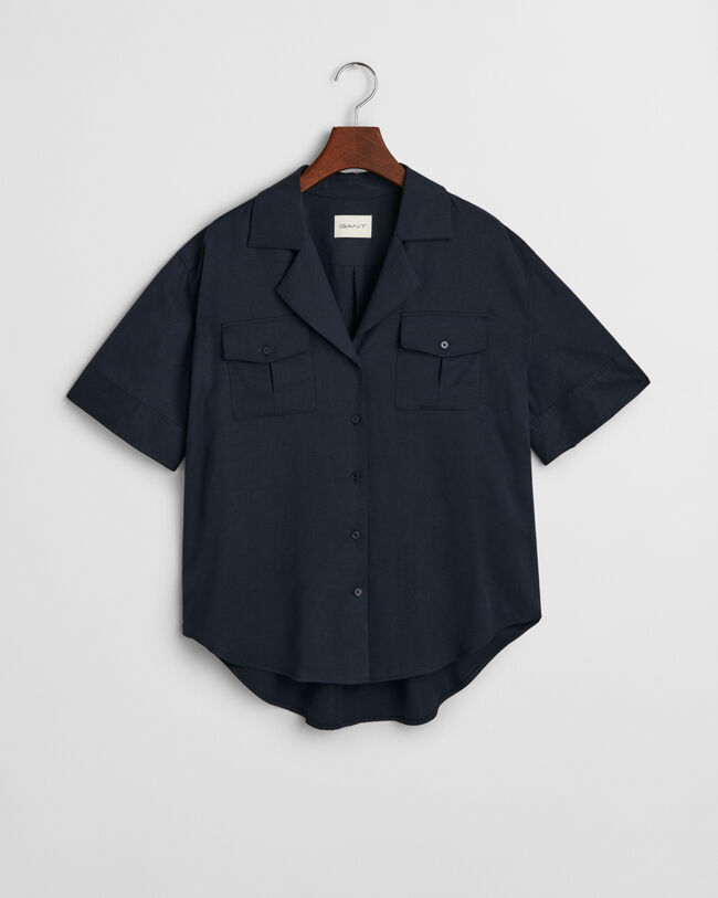 Chemise coupe décontractée avec poches