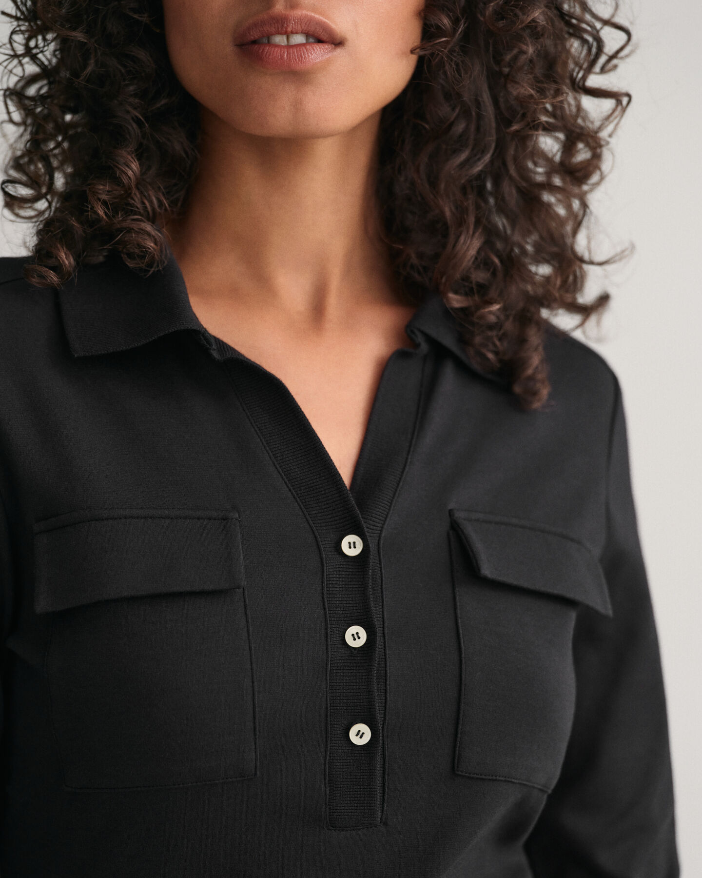 Robe polo slim fit en jersey