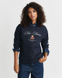 Sweat-shirt col rond Crest Graphic