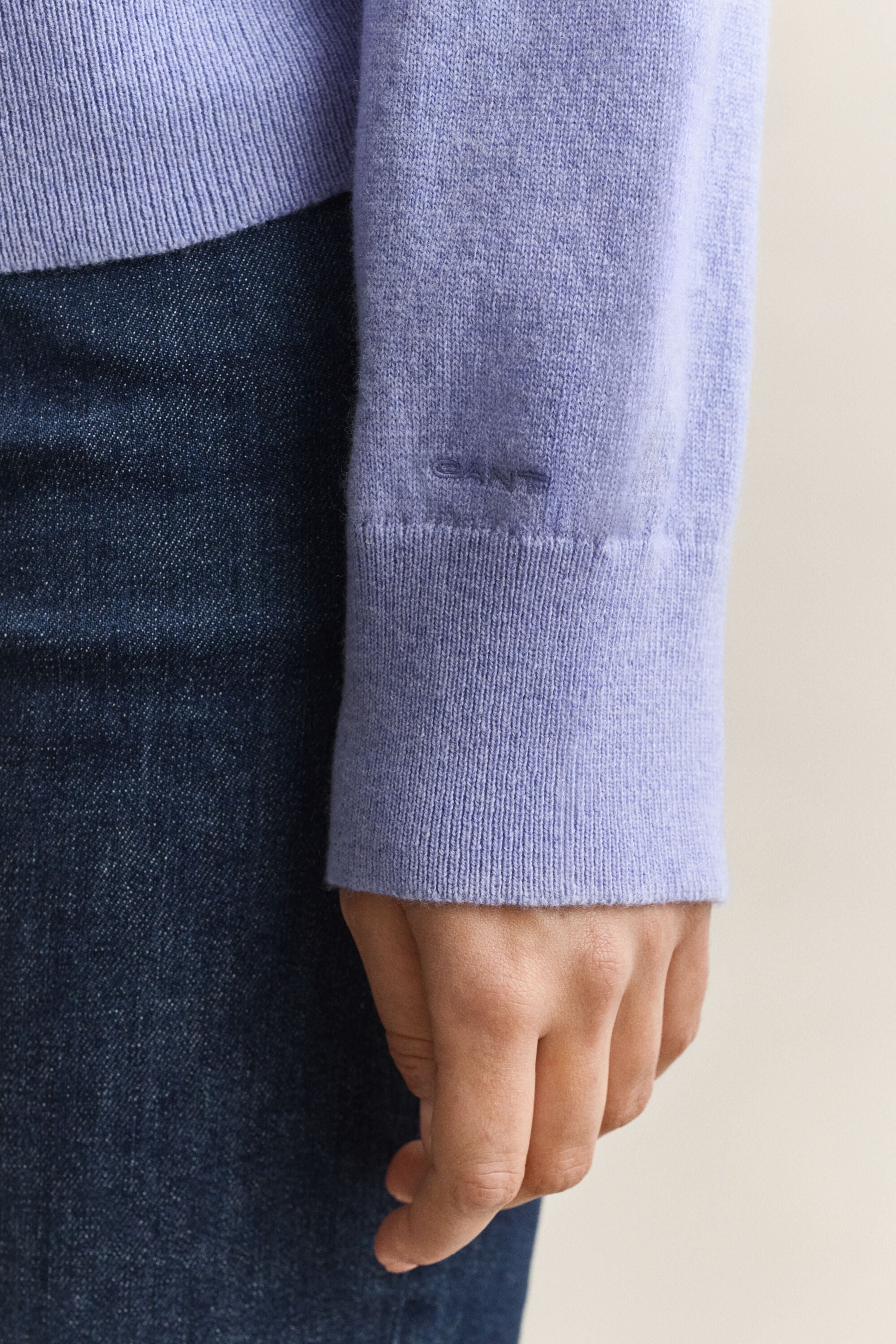 Pull col rond en laine d'agneau ultrafine
