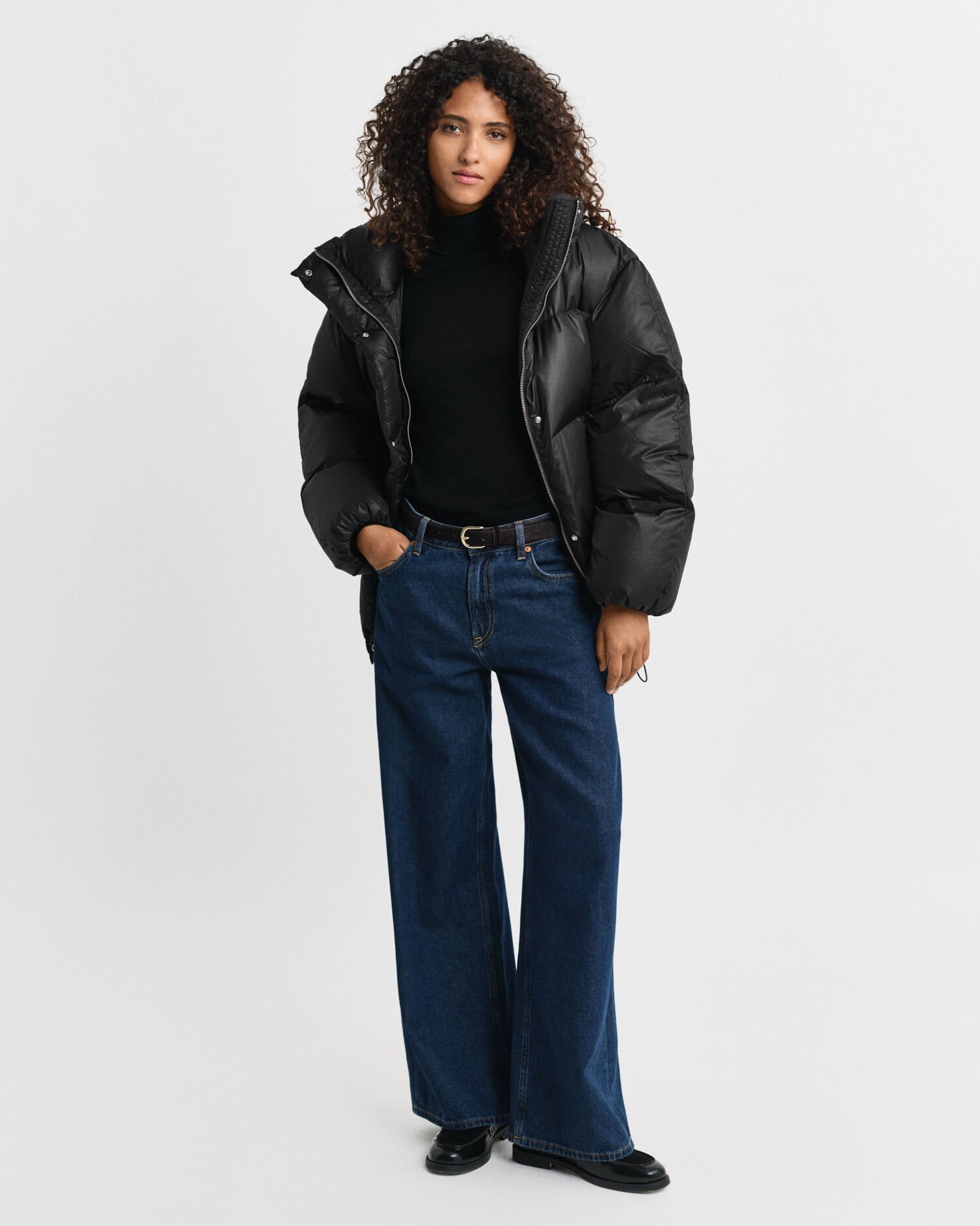 Veste coupe décontractée en duvet