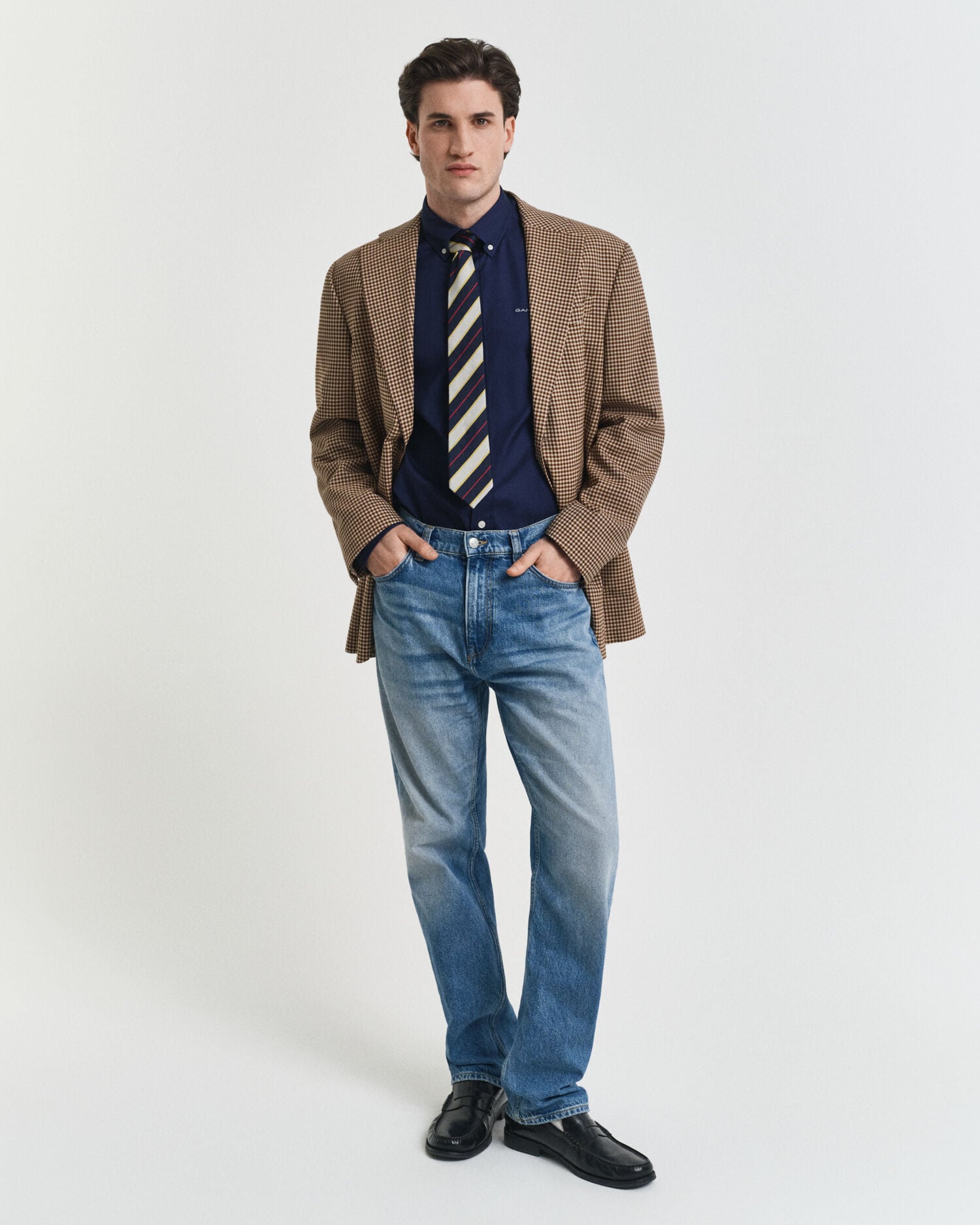 Chemise coupe regular en coton Oxford Pinpoint