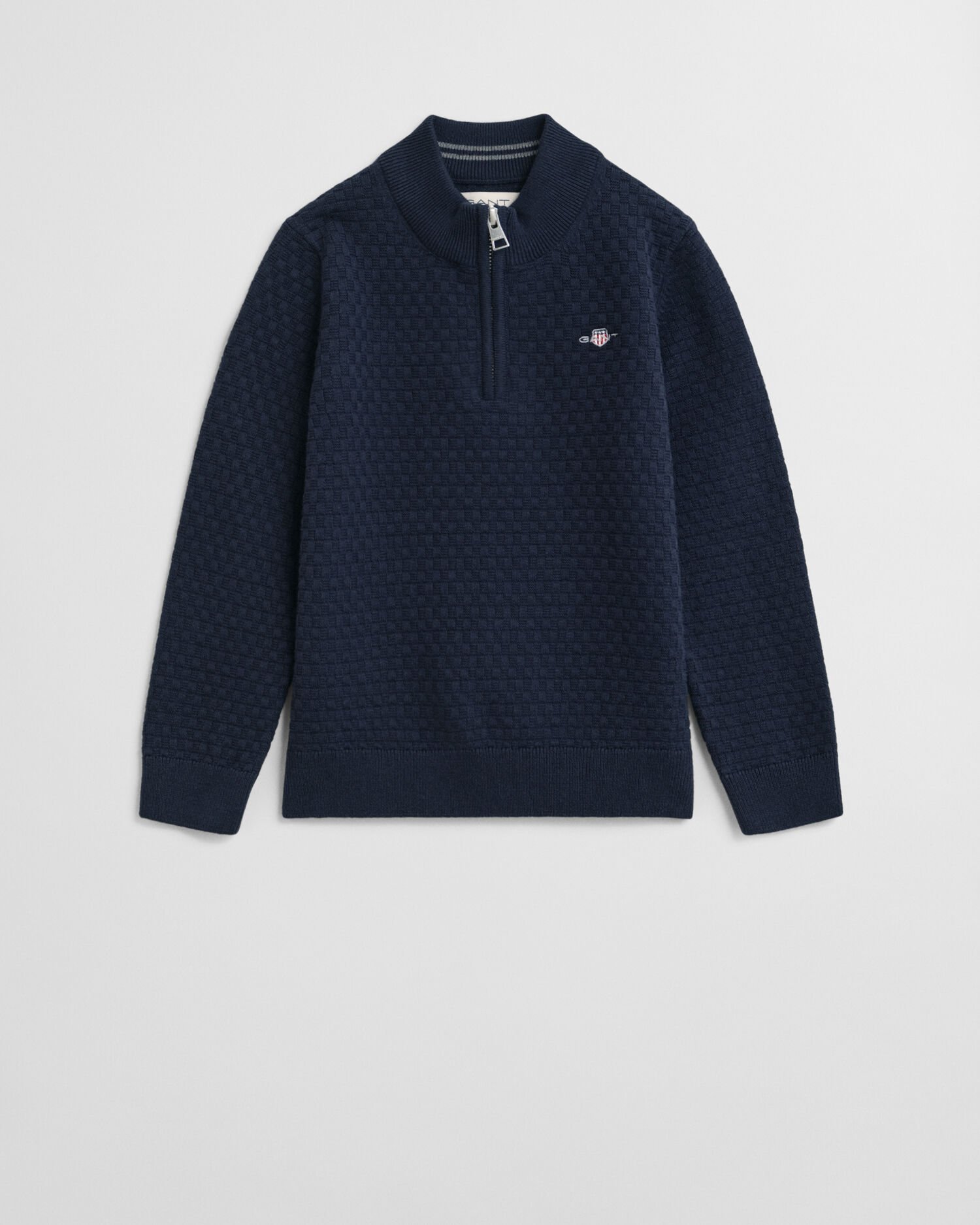 Pull à demi-zip micro texturé Enfant