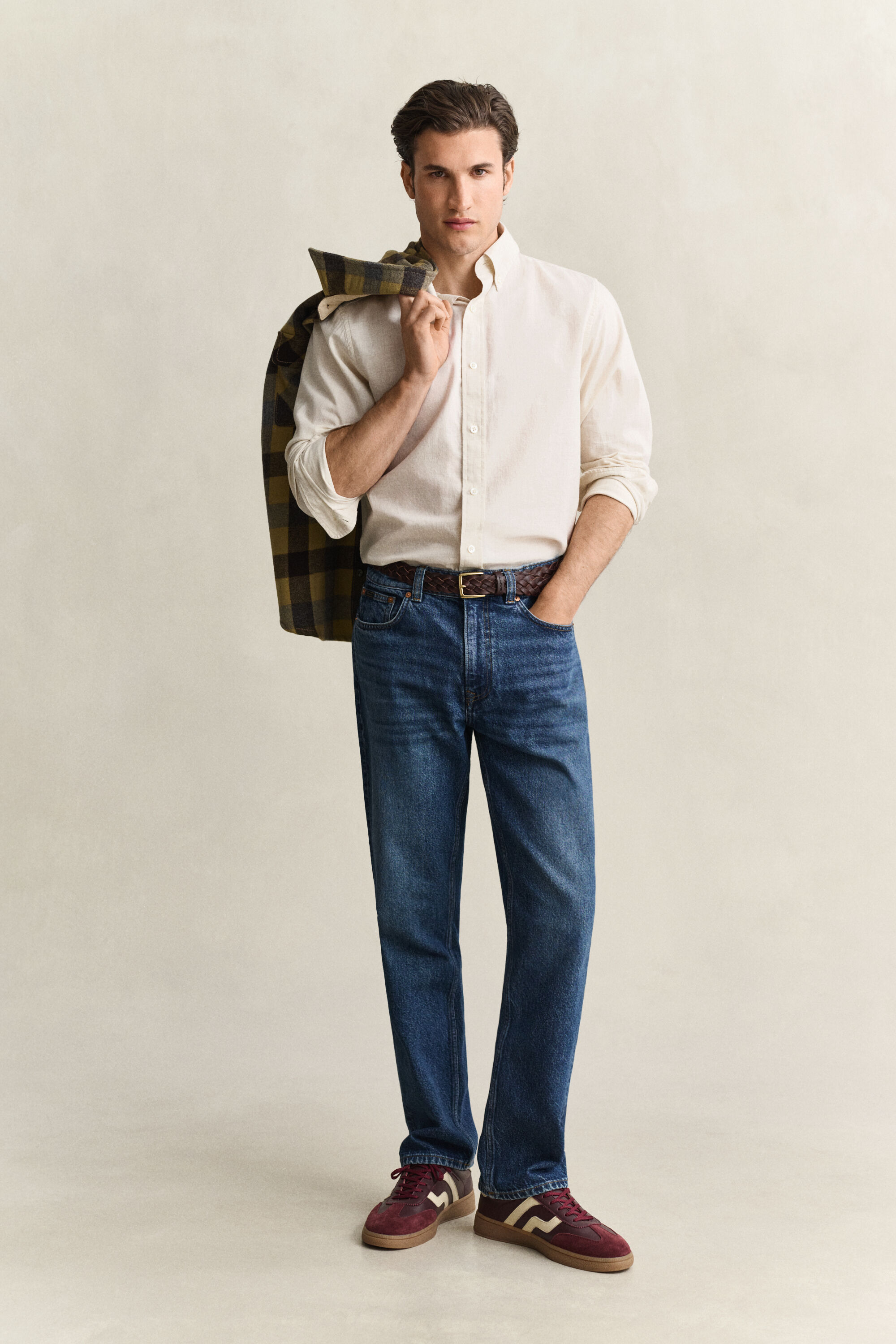 Chemise en coton et cachemire