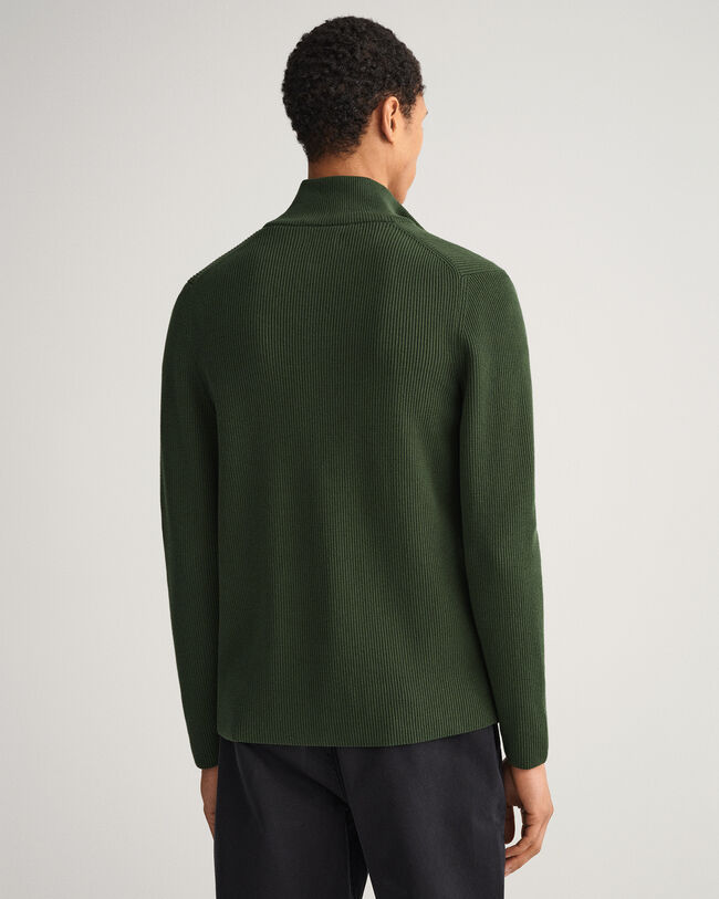 Pull zipp&eacute; c&ocirc;tel&eacute; Texture