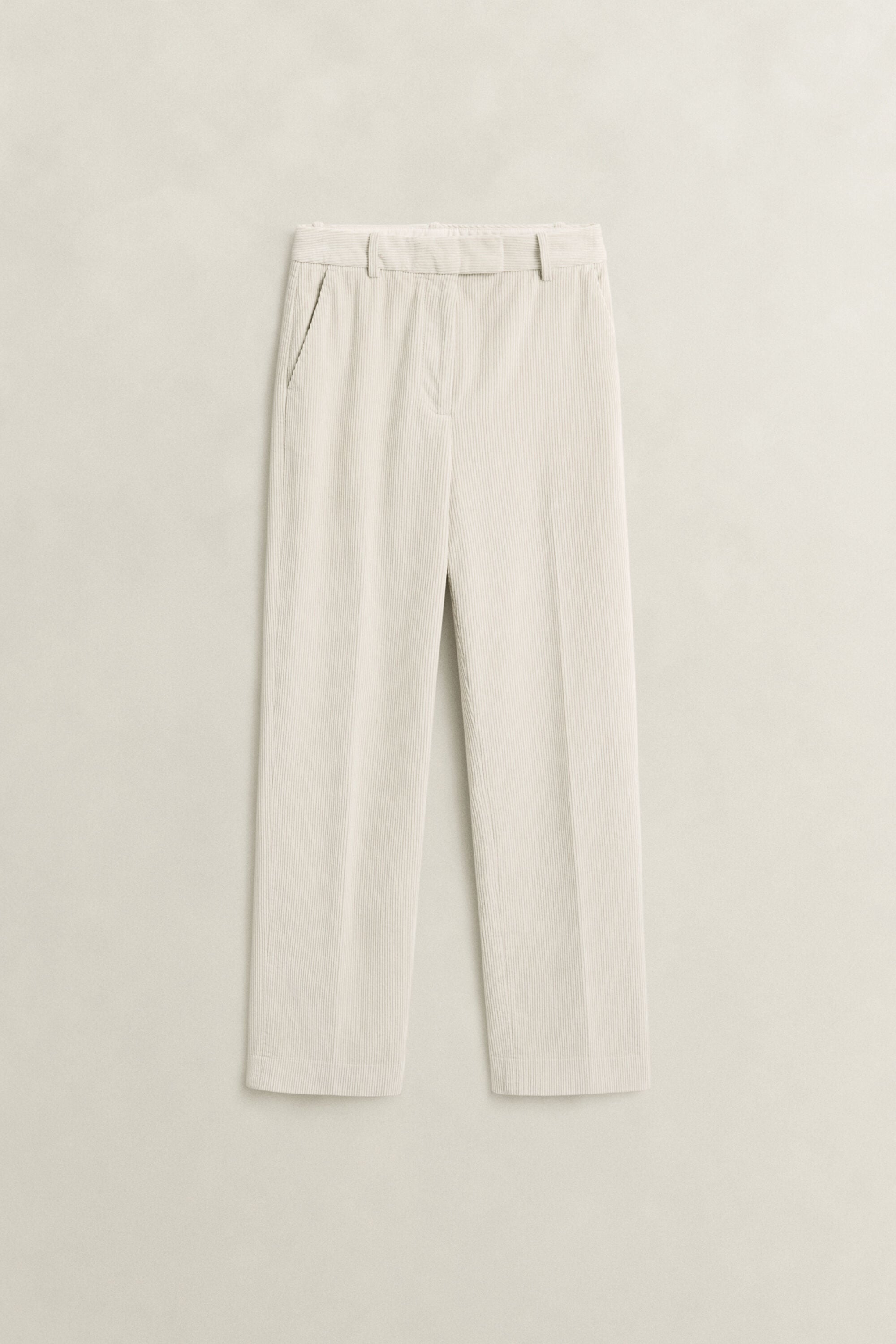 Pantalon habillé en velours côtelé