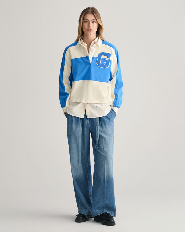 Heavy Rugger à rayures en colour-block