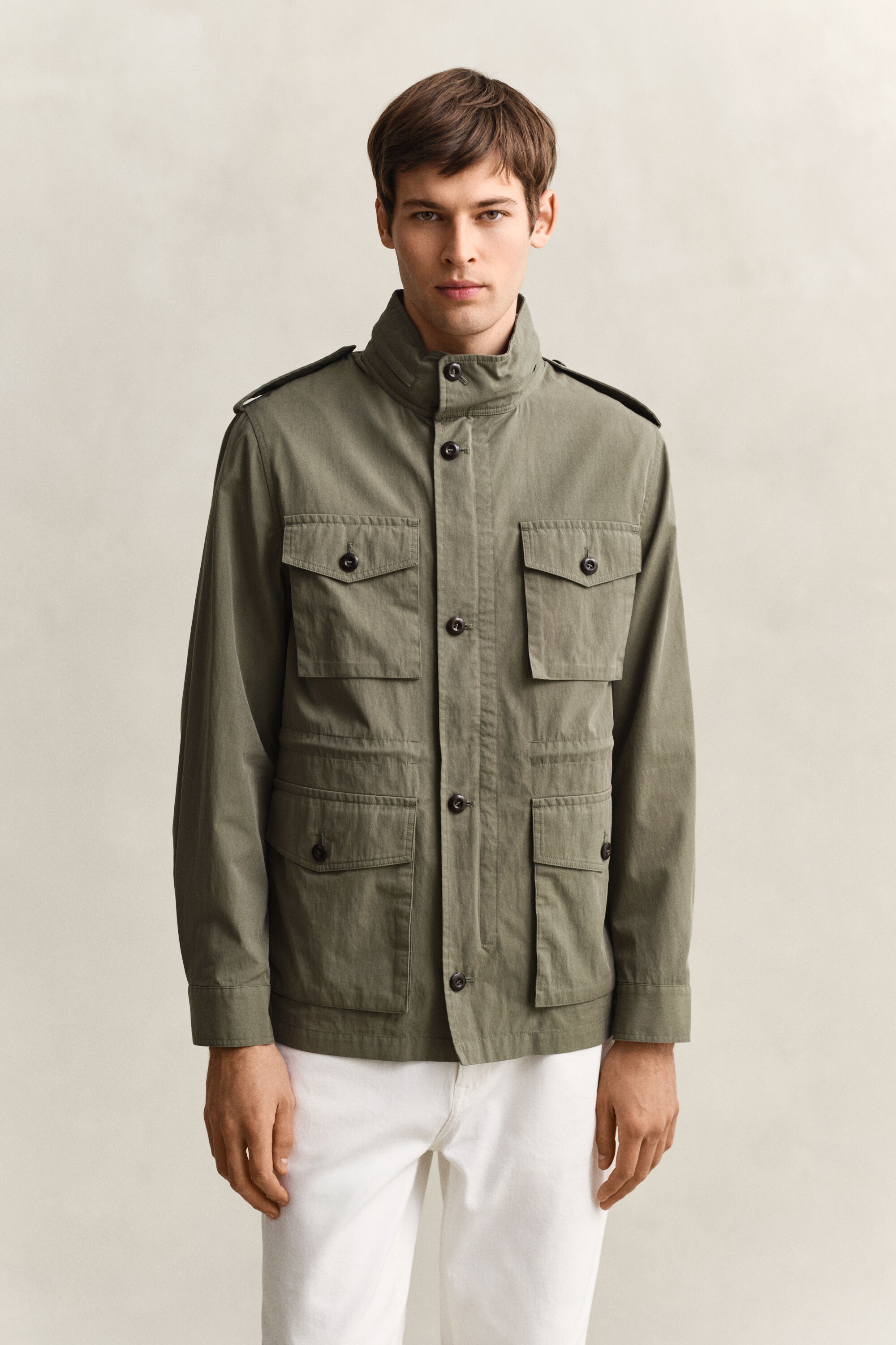 Veste à quatre poches en coton