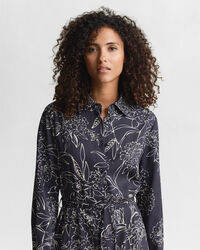 Robe-chemise à imprimé floral