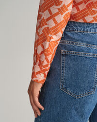 Chemise regular fit en coton et soie G Patterned