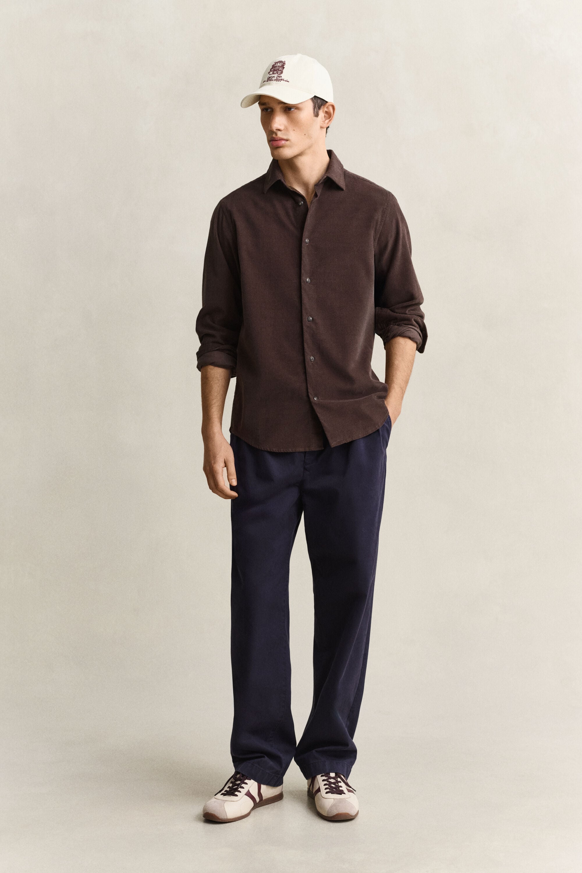 Chemise en velours côtelé