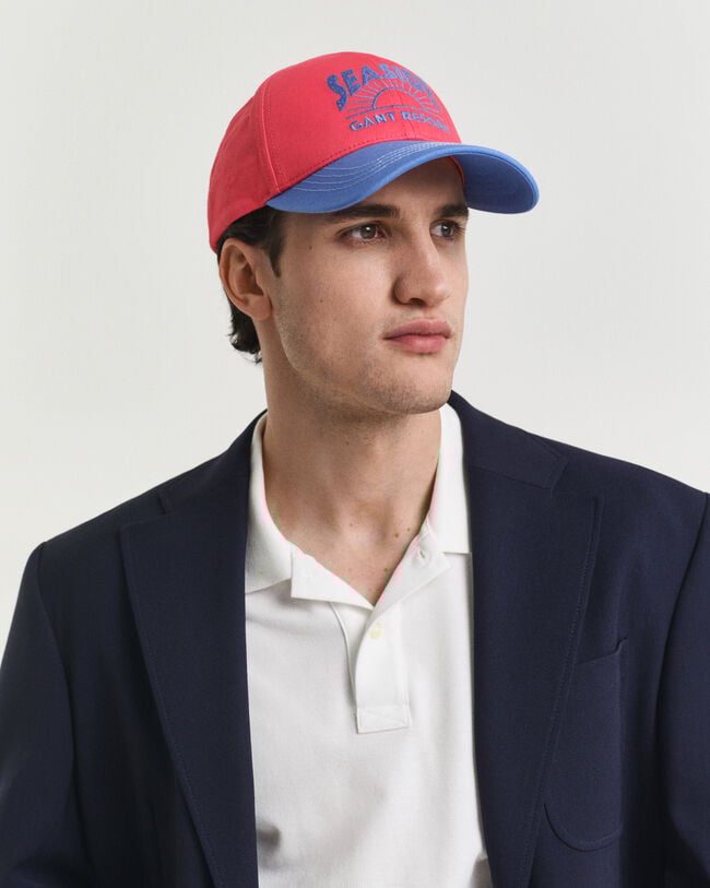 Casquette de baseball avec visière contrastante