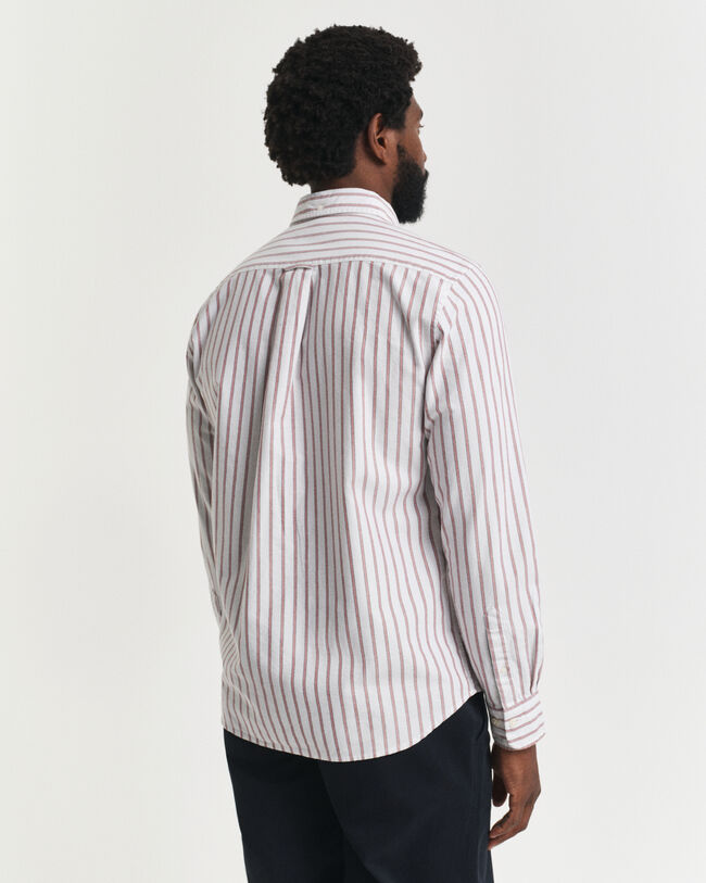 Chemise regular fit en coton Oxford à rayures Archive