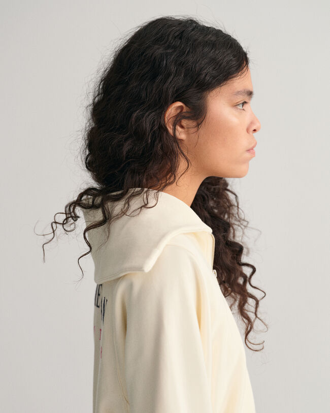 Sweat-shirt &agrave; demi-zip avec col Sportswear