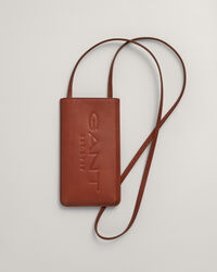 Pochette tour de cou en cuir