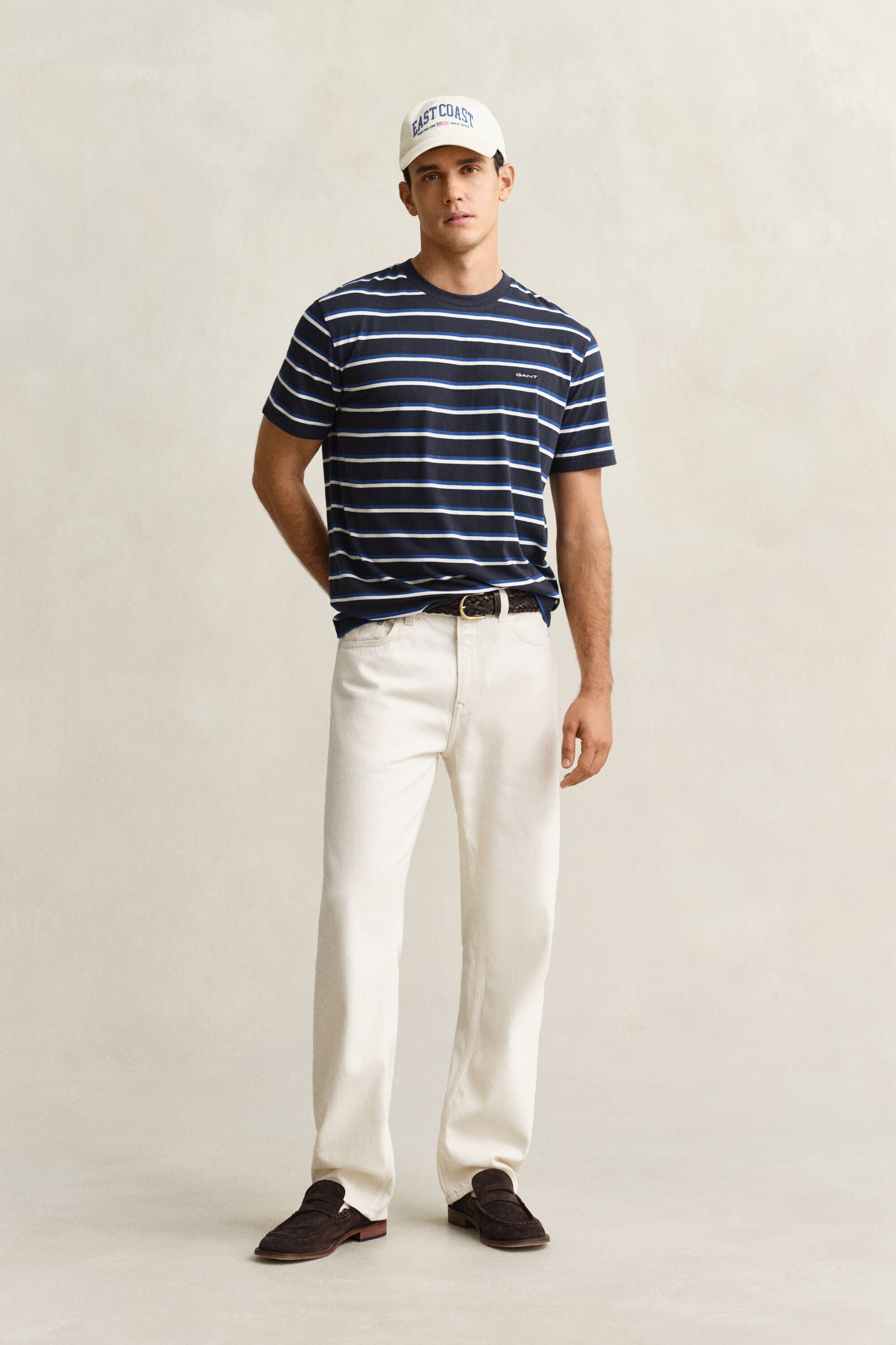 T-shirt à rayures multicolores