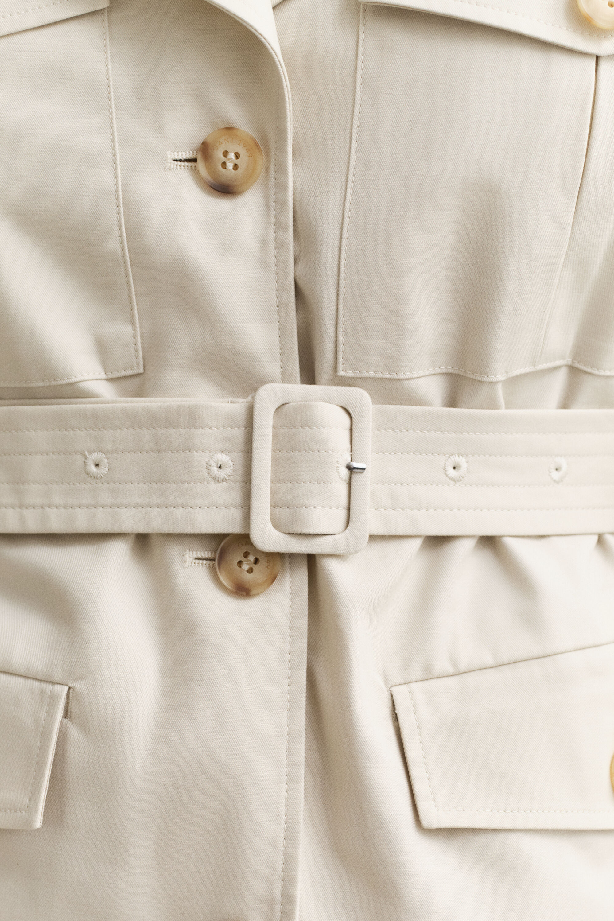 Veste style militaire avec ceinture