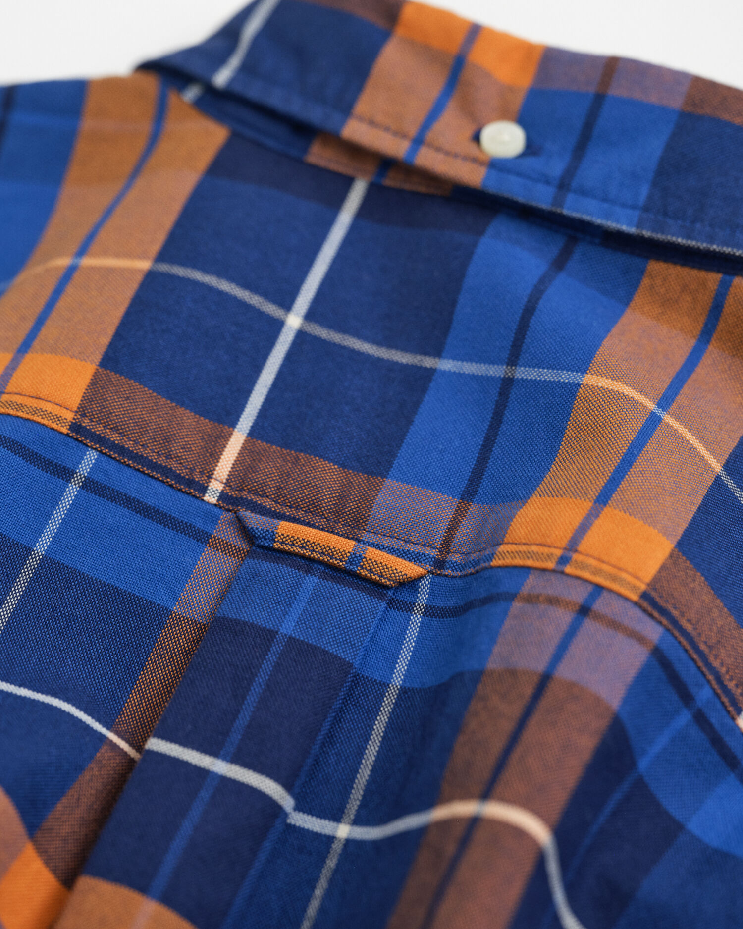 Chemise en coton Oxford à carreaux Ado