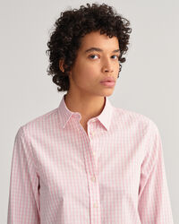 Chemise regular fit en popeline de coton vichy