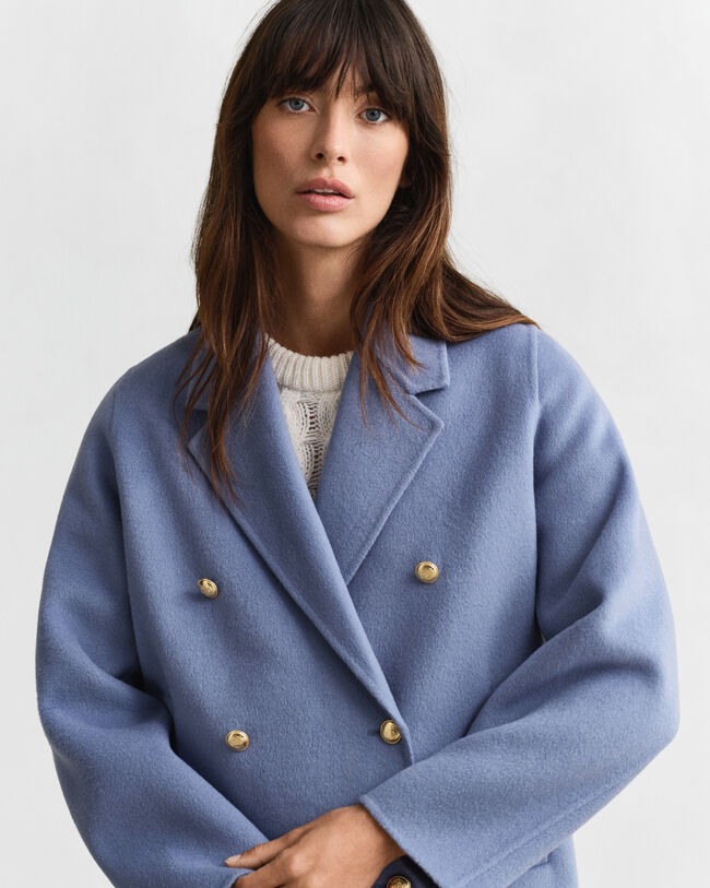 Caban surpiqué à la main