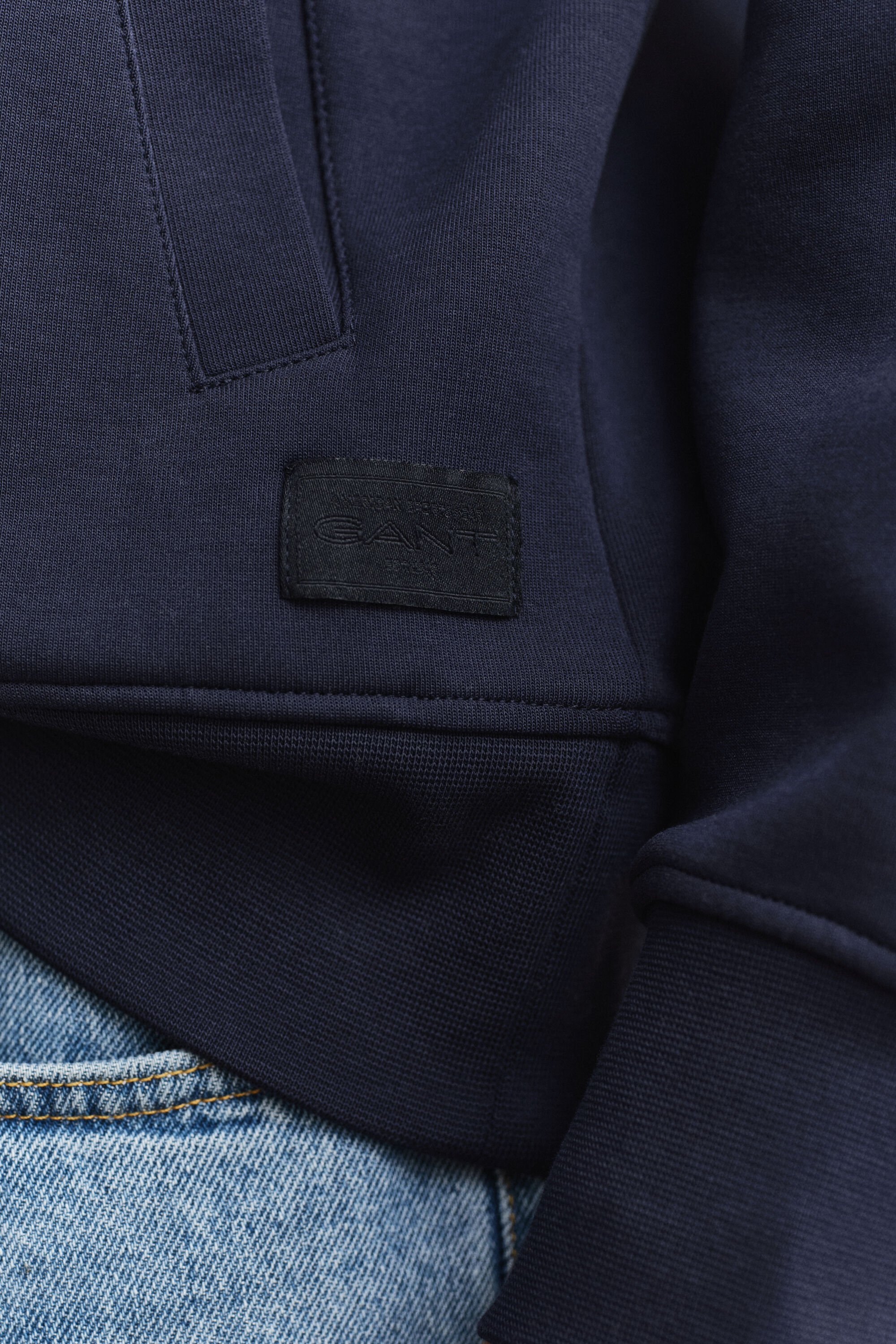 Sweat à capuche à tissage interlock