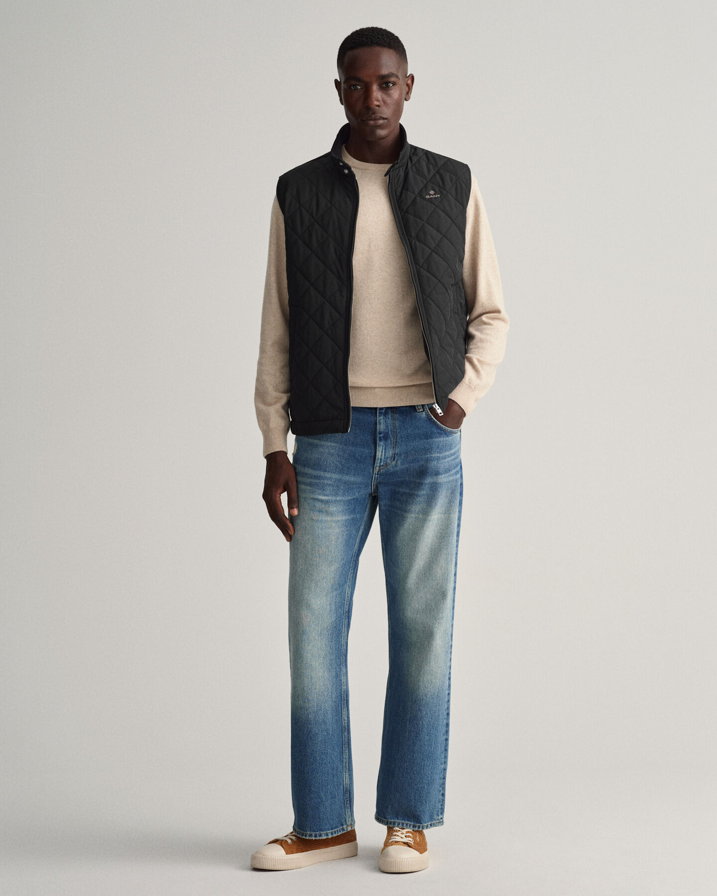 Doudoune sans manches matelass&eacute;e Windcheater