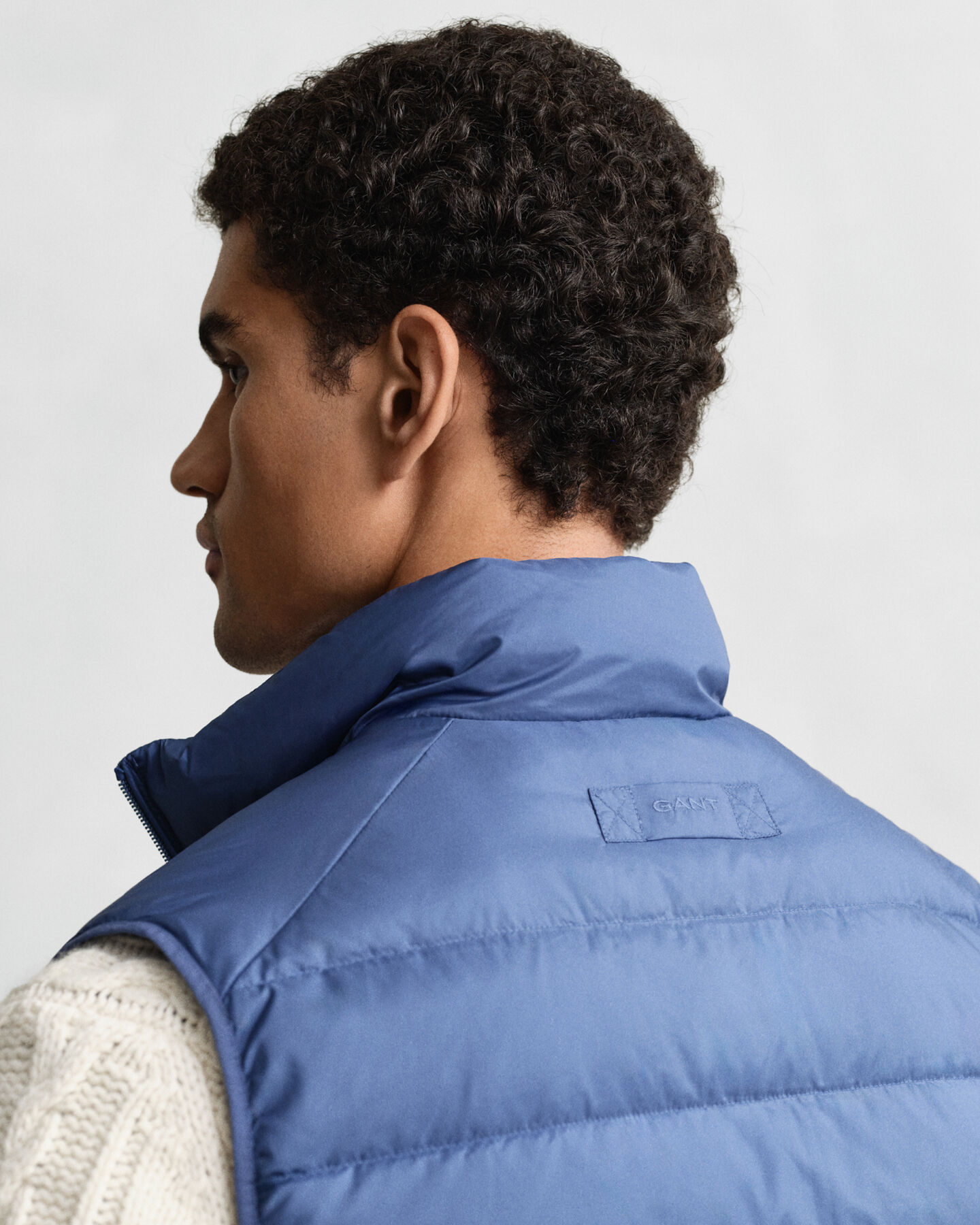 Doudoune sans manches légère en duvet