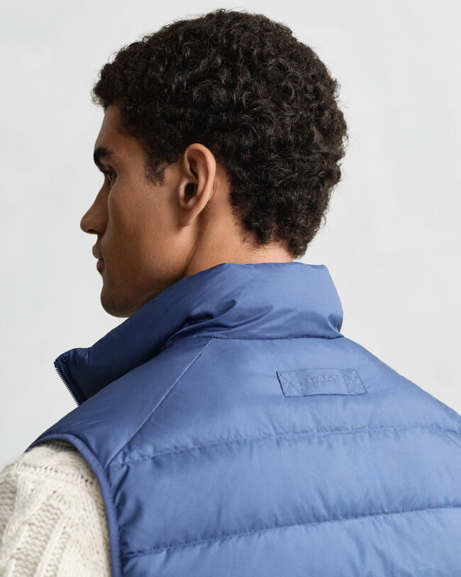 Doudoune sans manches légère en duvet