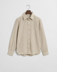 Chemise coupe regular en velours côtelé