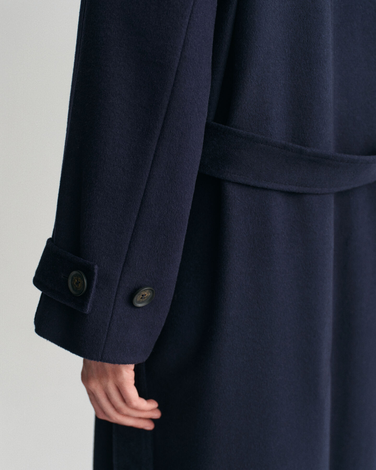 Trench-coat en laine