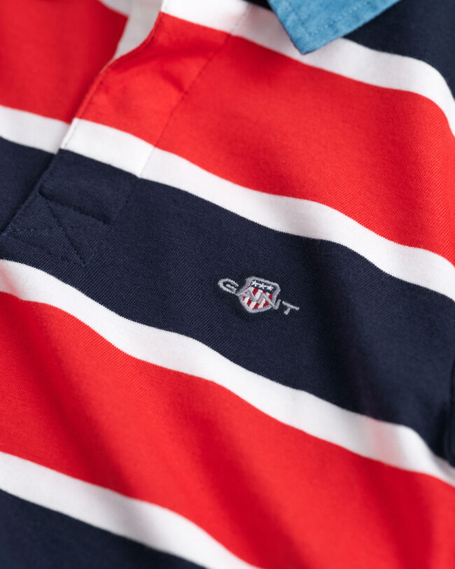 Polo Rugger à rayures Shield Kids