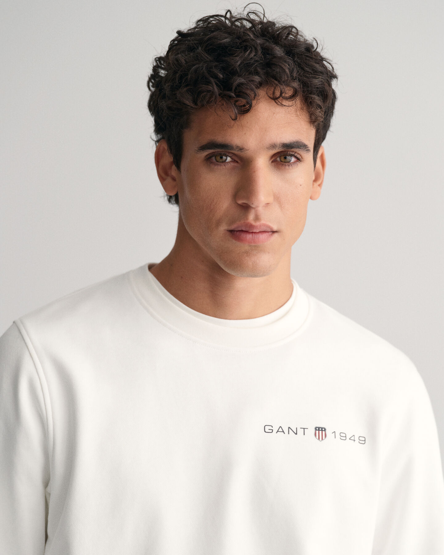 Sweat-shirt ras du cou &agrave; logo imprim&eacute;