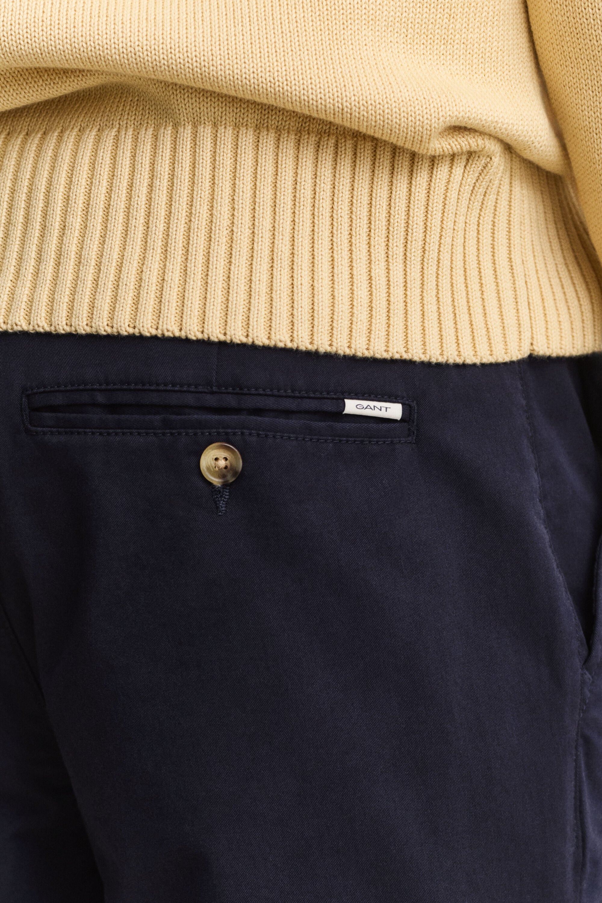 Pantalon chino classique coupe regular