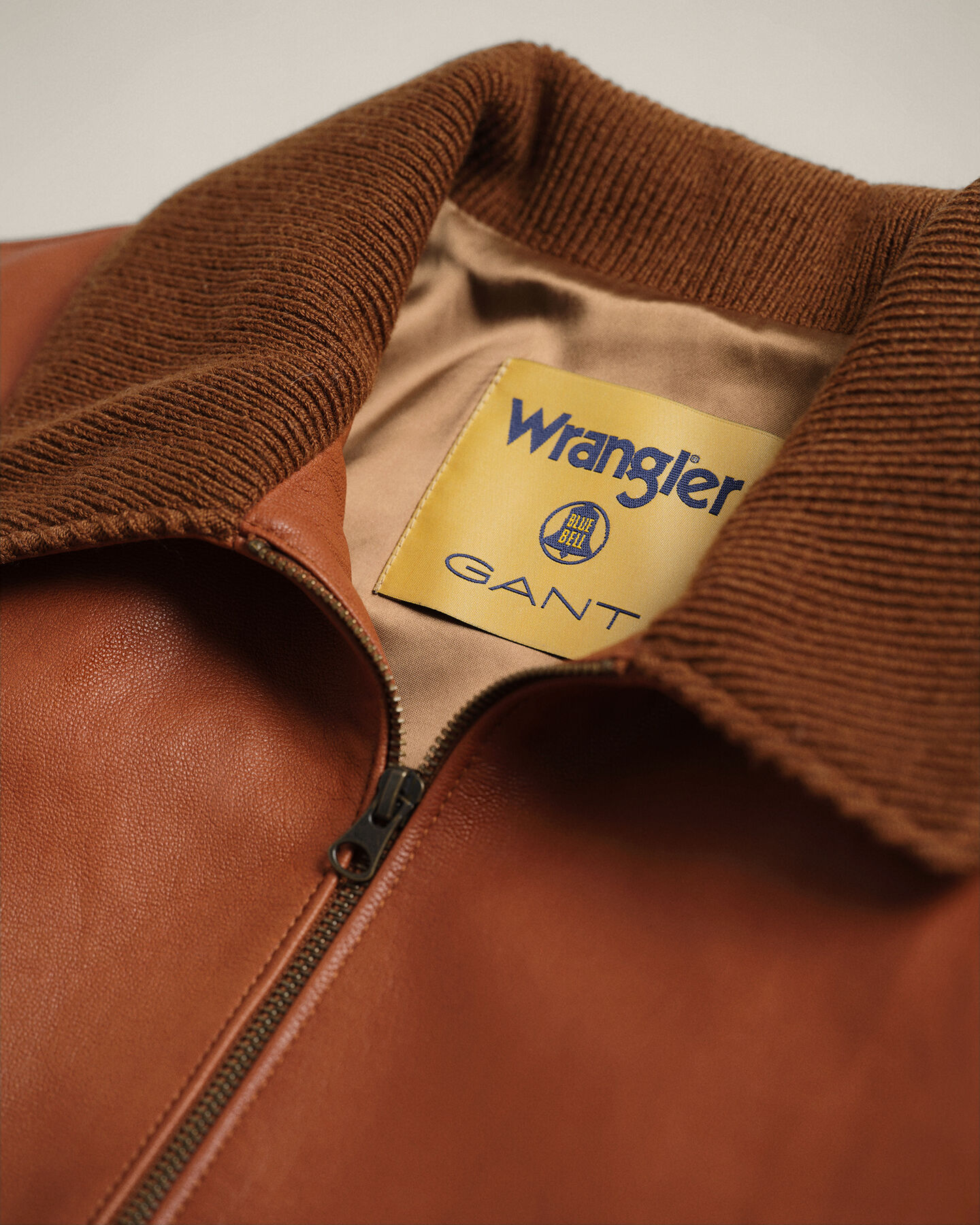 Veste en cuir Wrangler x GANT