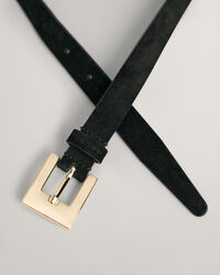 Ceinture fine en daim