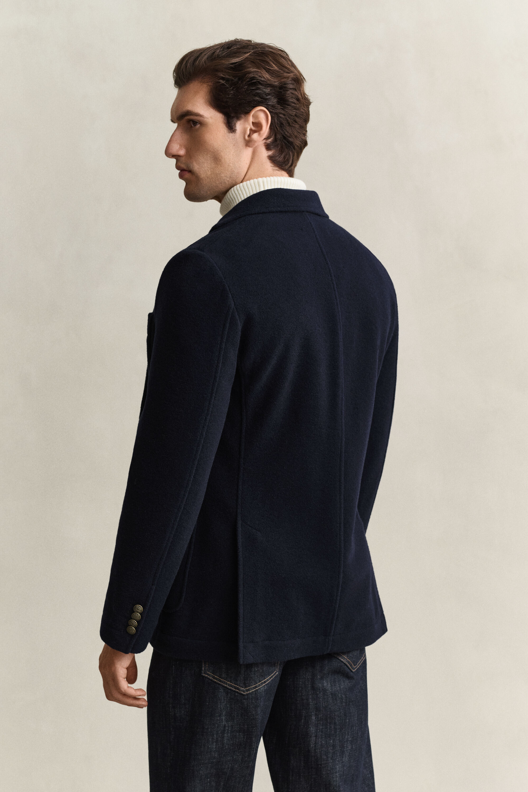 Veste blazer Club en laine feutrée