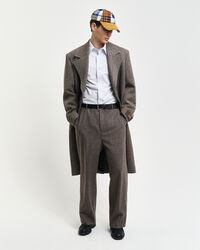 Chemise coupe slim en popeline stretch à rayures