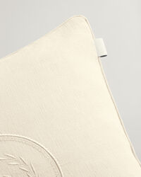 Housse de coussin Crest ton sur ton