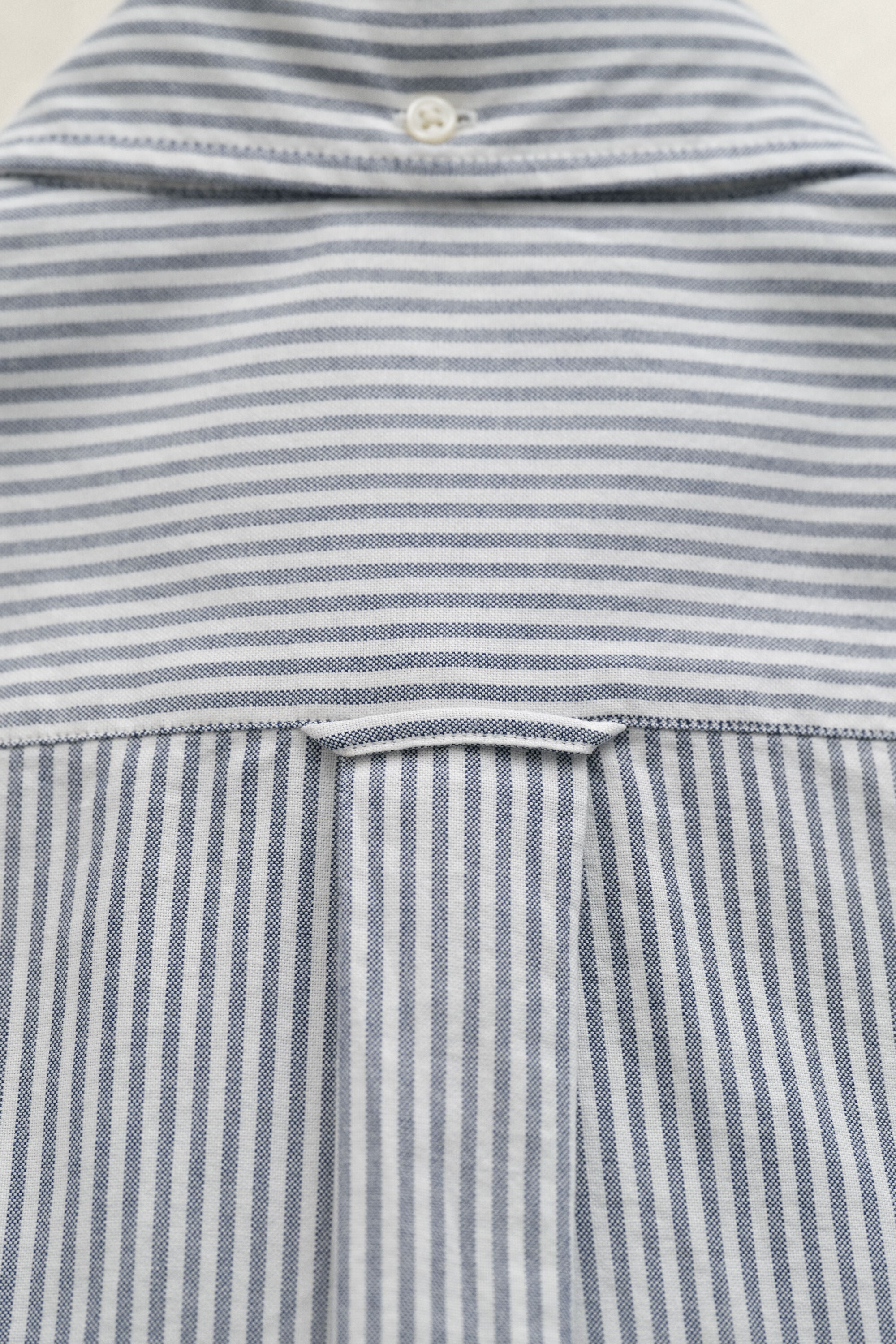 Chemise en coton Oxford regular classique à rayures