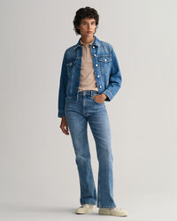 Polo en coton piqu&eacute; &agrave; manches mi-longues Original