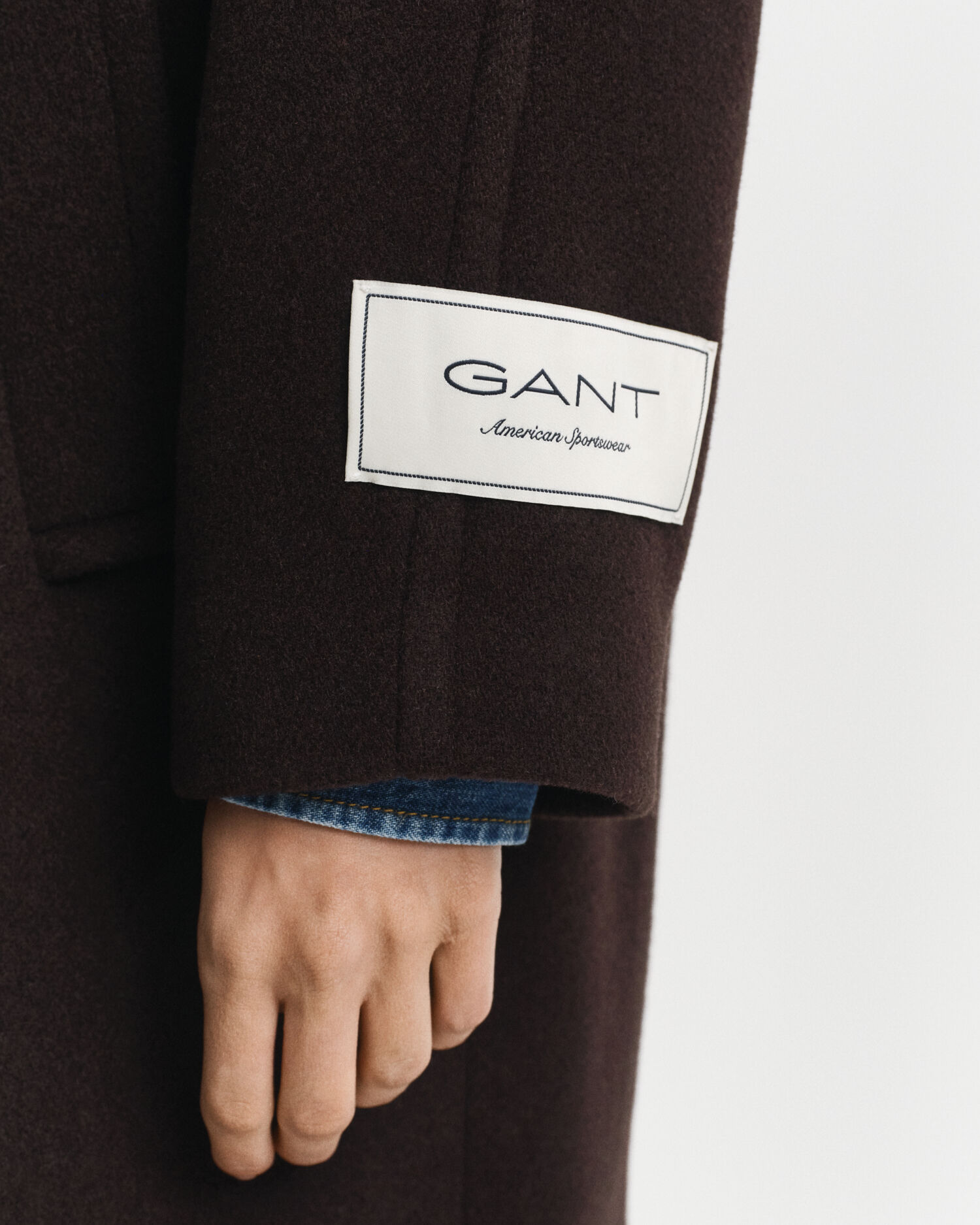 Manteau en laine mélangée