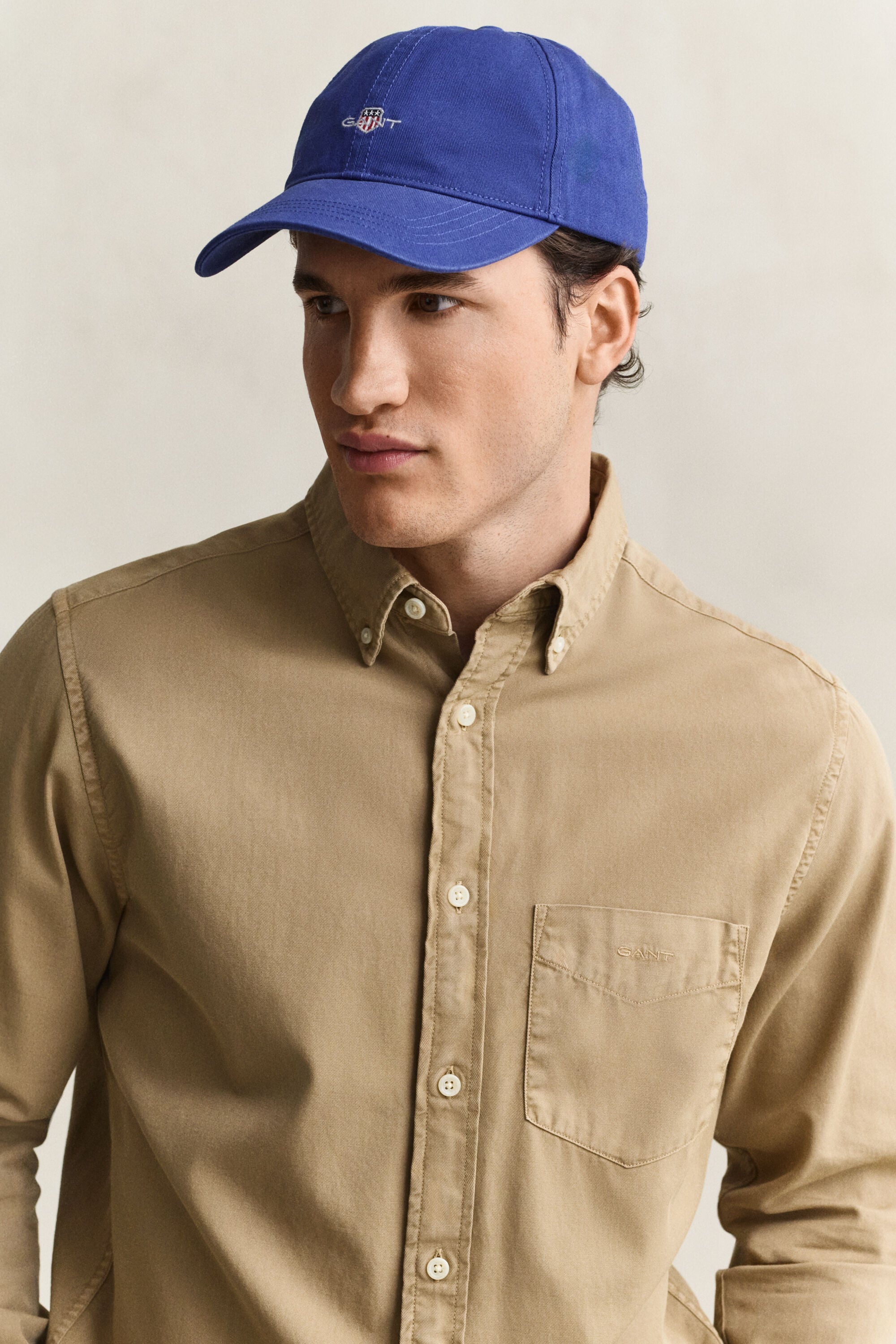 Chemise coupe regular en sergé
