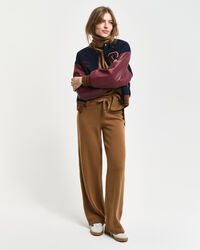 Pantalon en laine tricotée