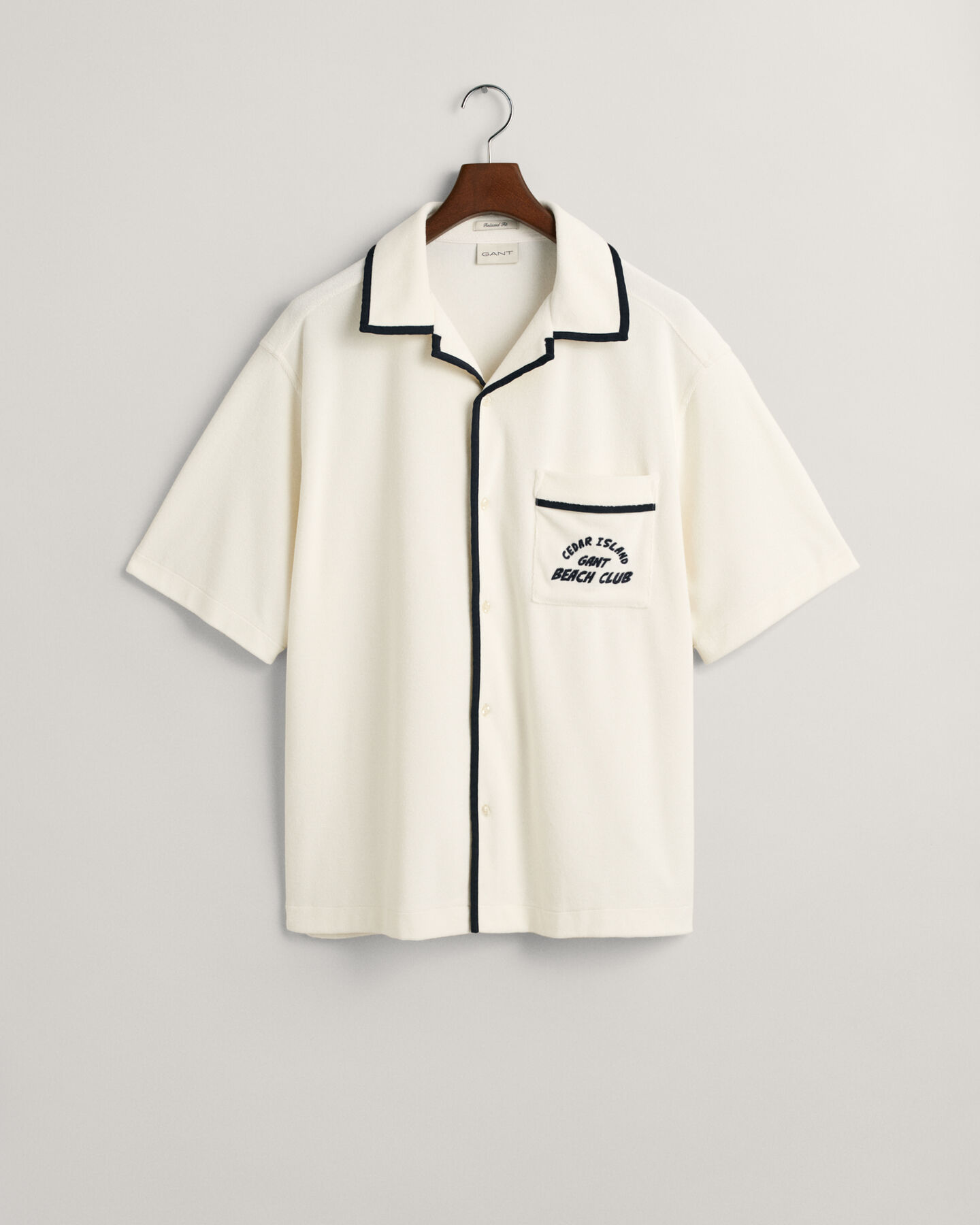 Chemise relaxed fit à manches courtes Terry Cloth