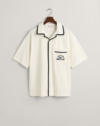 Chemise relaxed fit à manches courtes Terry Cloth