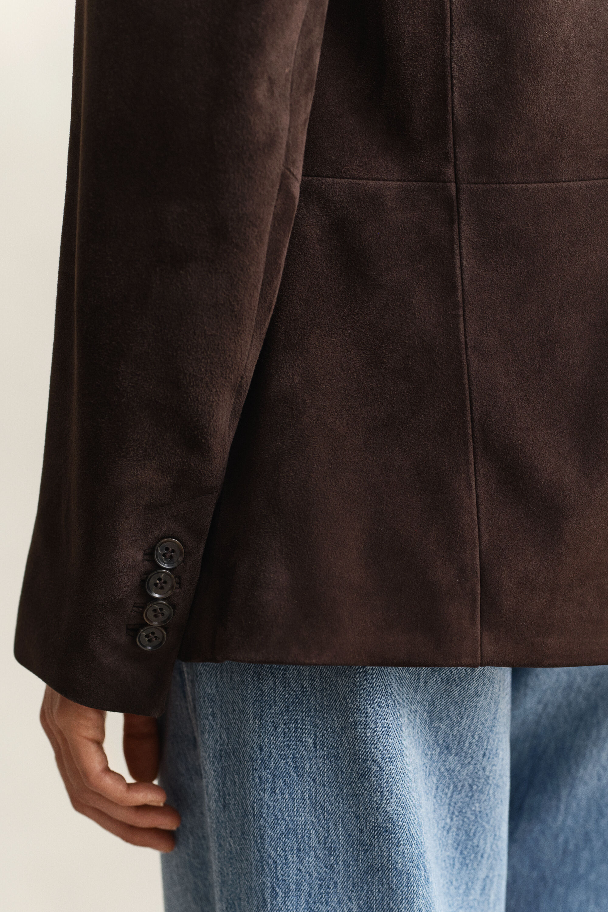 Veste blazer Club en daim