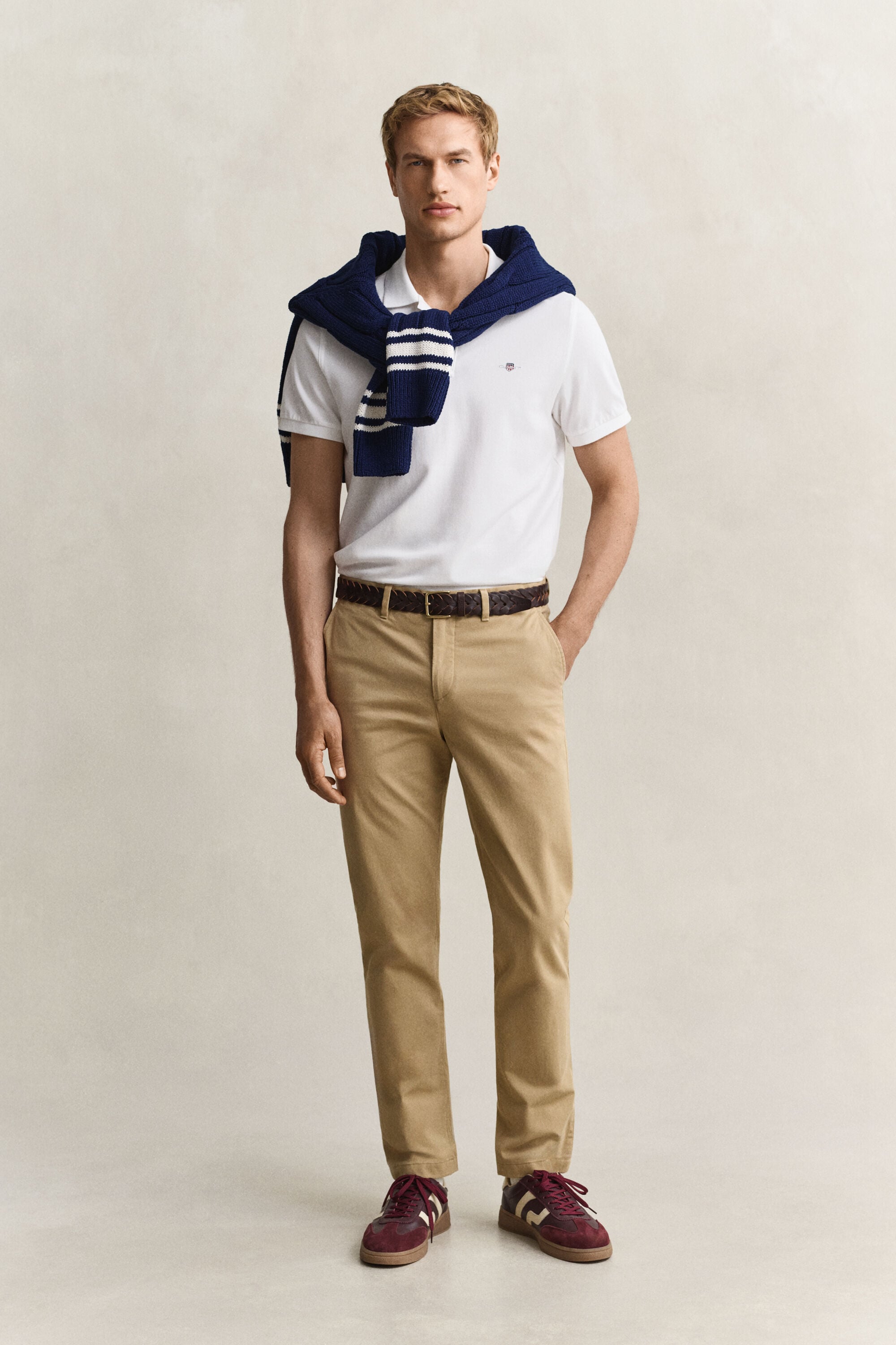 Pantalon chino slim classique